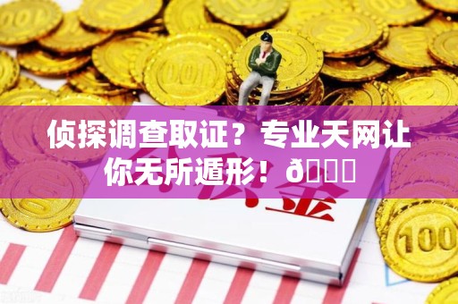 昌江侦探调查取证？专业天网让你无所遁形！😎